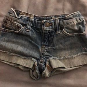 Denim shorts
